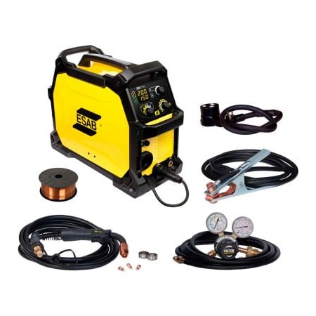 Esab Welding & Cutting ESAB® Rebel„¢ EMP 215ic Multi-Process Welder, 120/230V, 240A, 10' Cable, Single Phase 558102240